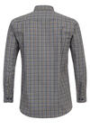 Produktbild fr 'REDMOND Comfort Fit Hemd Langarm Button Down Kragen Karo braun'
