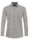 Produktbild fr 'REDMOND Comfort Fit Hemd Langarm New Kent Kragen Twill Muster braun'