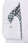 Produktbild f�r 'REDMOND Casual Comfort Fit Hemd Langarm New Kent Kragen Fischgrat wei�'