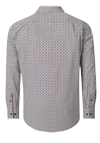 Produktbild f�r 'REDMOND Casual Comfort Fit Hemd Langarm Button Down Kragen Muster rot'
