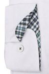 Produktbild f�r 'REDMOND Casual Modern Fit Hemd Langarm New Kent Kragen Fischgrat wei�'