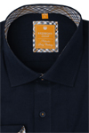 Produktbild f�r 'REDMOND Casual Modern Fit Hemd Langarm New Kent Kragen Fischgrat nachtblau'