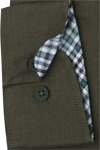 Produktbild f�r 'REDMOND Casual Modern Fit Hemd Langarm New Kent Kragen Fischgrat oliv'