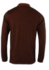 Produktbild f�r 'REDMOND Casual Poloshirt Langarm gekn�pfter Polokragen Pique blutorange'