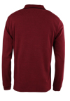 Produktbild f�r 'REDMOND Casual Poloshirt Langarm gekn�pfter Polokragen Pique rot'