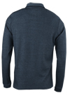 Produktbild f�r 'REDMOND Casual Poloshirt Langarm gekn�pfter Polokragen Pique dunkelblau'