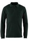 Produktbild f�r 'REDMOND Casual Poloshirt Langarm gekn�pfter Polokragen Pique dunkelgr�n'