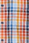 Produktbild fr 'REDMOND Casual Modern Fit Hemd Halbarm Multikaro orange'