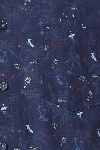 Produktbild fr 'REDMOND Casual Modern Fit Hemd Halbarm Muster blau'