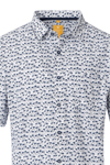 Produktbild fr 'REDMOND Casual Modern Fit Hemd Halbarm Flamingomuster wei'