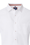 Produktbild fr 'REDMOND Casual Comfort Fit Hemd Halbarm Faux wei'