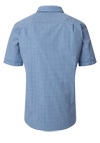 Produktbild fr 'REDMOND Casual Modern Fit Hemd Halbarm Karo blau'
