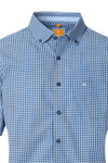 Produktbild fr 'REDMOND Casual Modern Fit Hemd Halbarm Karo blau'