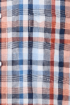 Produktbild fr 'REDMOND Casual Comfort Fit Hemd Halbarm Multikaro orange'