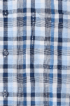 Produktbild fr 'REDMOND Casual Comfort Fit Hemd Halbarm Multikaro blau'