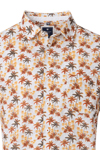 Produktbild fr 'REDMOND Casual Modern Fit Hemd Halbarm Palmenmuster orange'