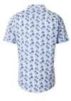 Produktbild fr 'REDMOND Casual Modern Fit Hemd Halbarm Palmenmuster blau'