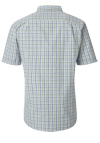 Produktbild fr 'REDMOND Casual Modern Fit Hemd Halbarm Multikaro grn'