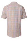 Produktbild fr 'REDMOND Casual Comfort Fit Hemd Halbarm Multikaro rot'
