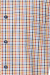 Produktbild fr 'REDMOND Casual Comfort Fit Hemd Halbarm Multikaro rot'
