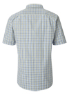 Produktbild fr 'REDMOND Casual Comfort Fit Hemd Halbarm Multikaro grn'
