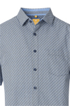 Produktbild fr 'REDMOND Casual Modern Fit Hemd Halbarm Muster grn'