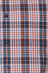 Produktbild fr 'REDMOND Casual Modern Fit Hemd Halbarm Multikaro rot'