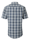 Produktbild fr 'REDMOND Casual Modern Fit Hemd Halbarm Multikaro grn'
