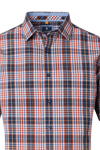 Produktbild fr 'REDMOND Casual Comfort Fit Hemd Halbarm Multikaro rot'