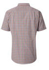Produktbild fr 'REDMOND Casual Modern Fit Hemd Halbarm Karo orange'