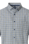 Produktbild fr 'REDMOND Casual Comfort Fit Hemd Halbarm Karo grn'