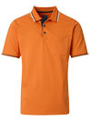 Produktbild fr 'REDMOND Comfort Fit Polo Halbarm Jersey orange'