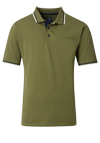 Produktbild fr 'REDMOND Comfort Fit Polo Halbarm Jersey oliv'