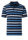 Produktbild fr 'REDMOND Comfort Fit Polo Halbarm Jersey Ringel blau'