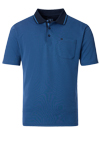 Produktbild fr 'REDMOND Comfort Fit Polo Halbarm Muster blau'