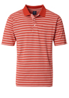 Produktbild fr 'REDMOND Comfort Fit Polo Halbarm Polokragen Ringel rot'