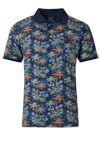 Produktbild fr 'REDMOND Comfort Fit Polo Halbarm Polokragen Muster blau'
