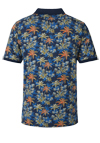 Produktbild fr 'REDMOND Comfort Fit Polo Halbarm Polokragen Muster blau'