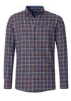 Produktbild fr 'REDMOND Casual Modern Fit Hemd Langarm Button Down Kragen Flanell Karo orange'