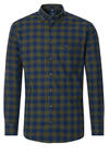 Produktbild fr 'REDMOND Casual Modern Fit Hemd Langarm Button Down Kragen Flanell Karo grn'
