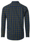 Produktbild fr 'REDMOND Casual Modern Fit Hemd Langarm Button Down Kragen Flanell Karo grn'