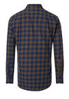 Produktbild fr 'REDMOND Casual Modern Fit Hemd Langarm Button Down Kragen Flanell Karo braun'
