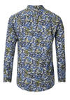 Produktbild fr 'REDMOND Casual Modern Fit Hemd Langarm Button Down Kragen Muster grn'
