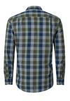 Produktbild fr 'REDMOND Casual Modern Fit Hemd Langarm New Kent Kragen Karo grn'