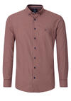 Produktbild fr 'REDMOND Casual Modern Fit Hemd Langarm Button Down Kragen Flanell Karo rot'
