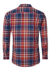 Produktbild fr 'REDMOND Casual Modern Fit Hemd Langarm New Kent Kragen Karo rot'