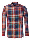 Produktbild fr 'REDMOND Casual Comfort Fit Hemd Langarm New Kent Kragen Karo rot'