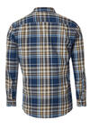 Produktbild fr 'REDMOND Casual Comfort Fit Hemd Langarm New Kent Kragen Karo braun'