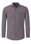 Produktbild fr 'REDMOND Casual Comfort Fit Hemd Langarm New Kent Kragen Muster rot'