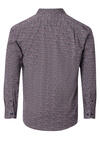 Produktbild fr 'REDMOND Casual Comfort Fit Hemd Langarm New Kent Kragen Muster rot'